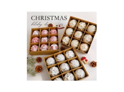 Bola De Natal Estilo Novo 8cm/9pcs, Decorações De Natal, Bola De Presente Criativa, Ornamentos, Pingentes. Igvtrade