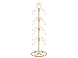 Suporte Meias Natal 16 Ganchos Metal Dourado Árvore 121 Cm Decoração Festiva NORTHIX