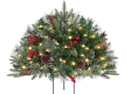 Enchimento Para Vaso De Árvore De Natal Pré-iluminado, Ideal Para Áreas Externas |