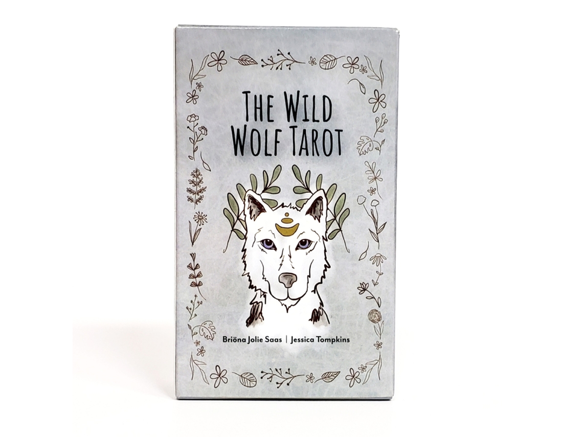 Tarô Lobo Selvagem - Jogo De Tabuleiro Com 78 Cartas, 10,4 X 6 Cm
