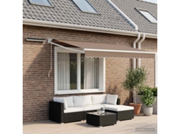 Vidaxl Toldo Retrátil Elétrico Cinzento-acastanhado 3 X 2,5 M