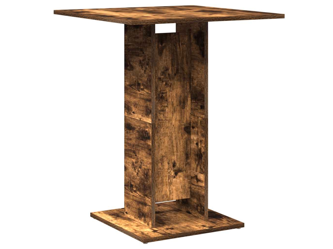 Mesa MAISON EXCLUSIVE Carvalho Fumado Bistrô em Derivados de Madeira (60x60x75 cm)