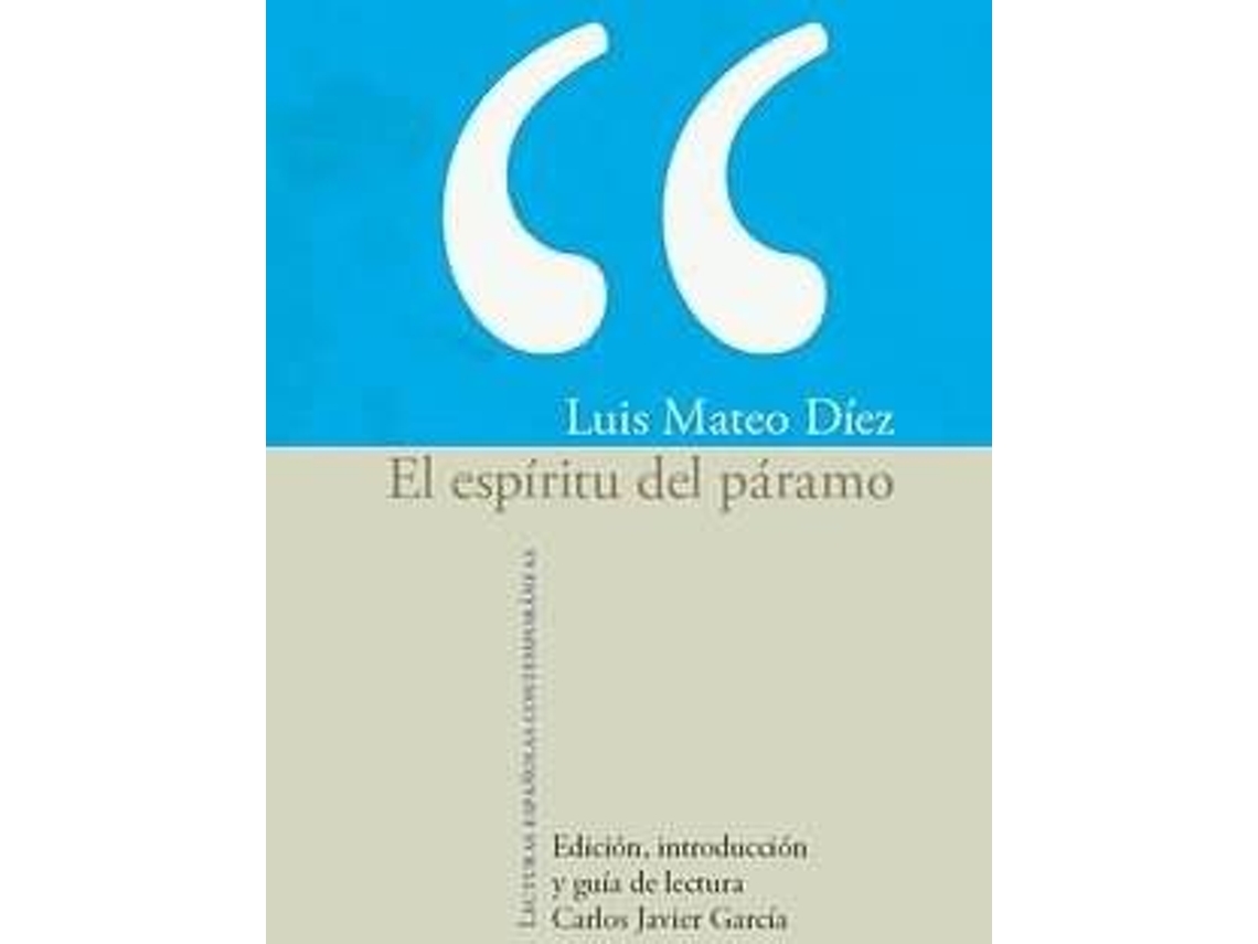 Livro El espíritu del páramo de Luis Mateo Díez (Espanhol)