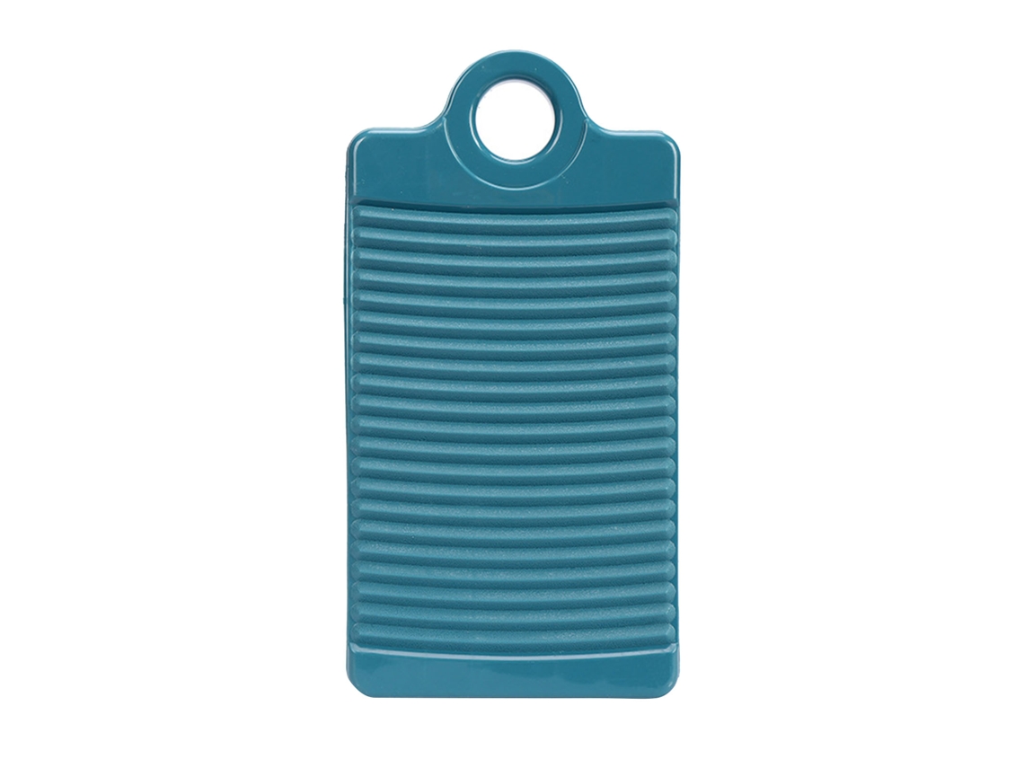 Mini tábua de lavar roupa antiderrapante Baok para uso doméstico, feita de plástico grosso, na cor verde.