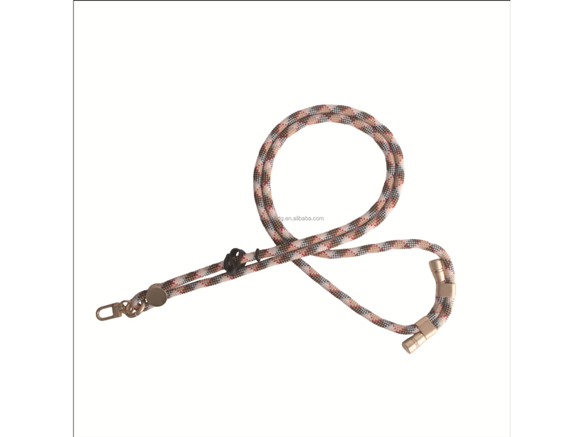 Lurelia Cordão Para Telemóvel Ajustável Transversal Para Pescoço 7 Mm 150 Cm Anti-perda
