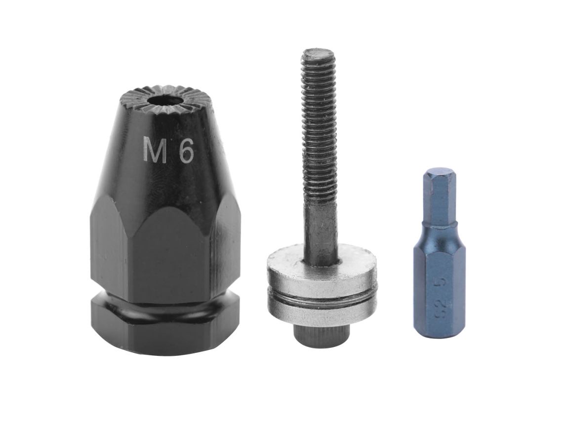 Ferramenta Pneumática De Remachar Pull Setter Air Rivets Nut Gun Cabeça De Porca Remachada (m6 Hexágono, Cabo Reto)