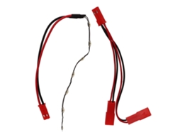 Peças de modificação da grade dianteira Yui com 7 LEDs para RC YK4082 1/8 e YK4102 1/10