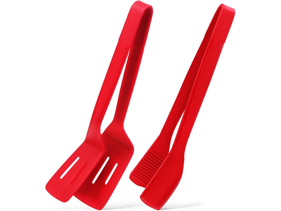 Conjunto De Pinça E Espátula Silicone Alipis 1 Peça Para Churrasco Culinária Ferramenta Prática Com Cabo Confortável
