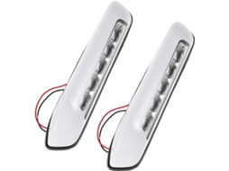 Conjunto De 2 Luzes Led À Prova D'água De 6w Para Toldo De Autocaravana, Iluminação Externa