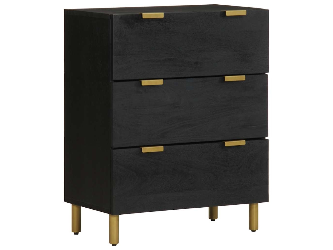 Sideboard, Sideboards Vidaxl Preto Madeira Processada