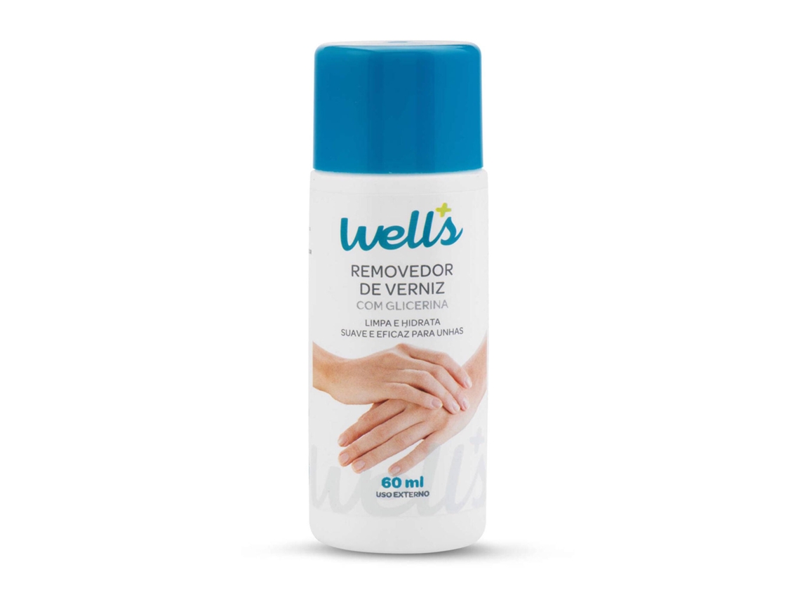 Removedor Esmalte Com Glicerina Wells