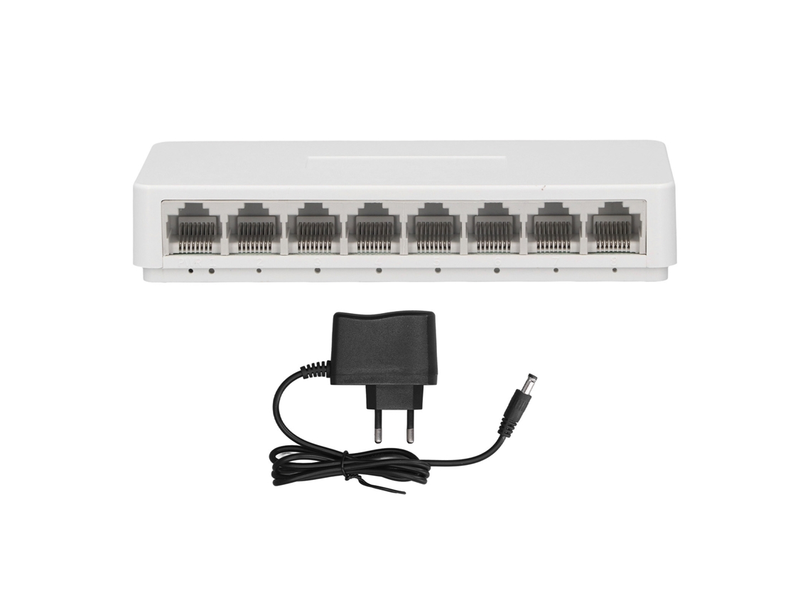 Switch Ethernet 8 Portas Gigabit Não Gerenciado | S/MARCA