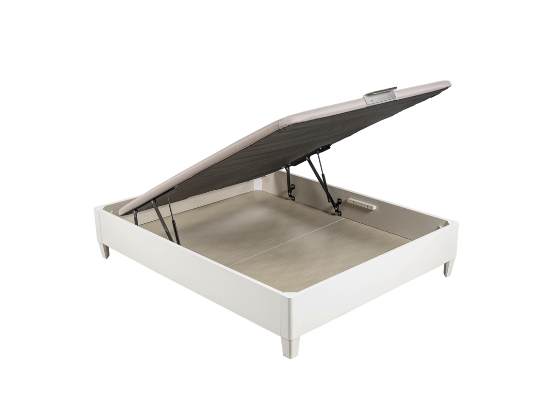 Sommier com Arrumação Suspensa PIKOLIN Design - 105x190cm (36 Cm de Altura - Branco)