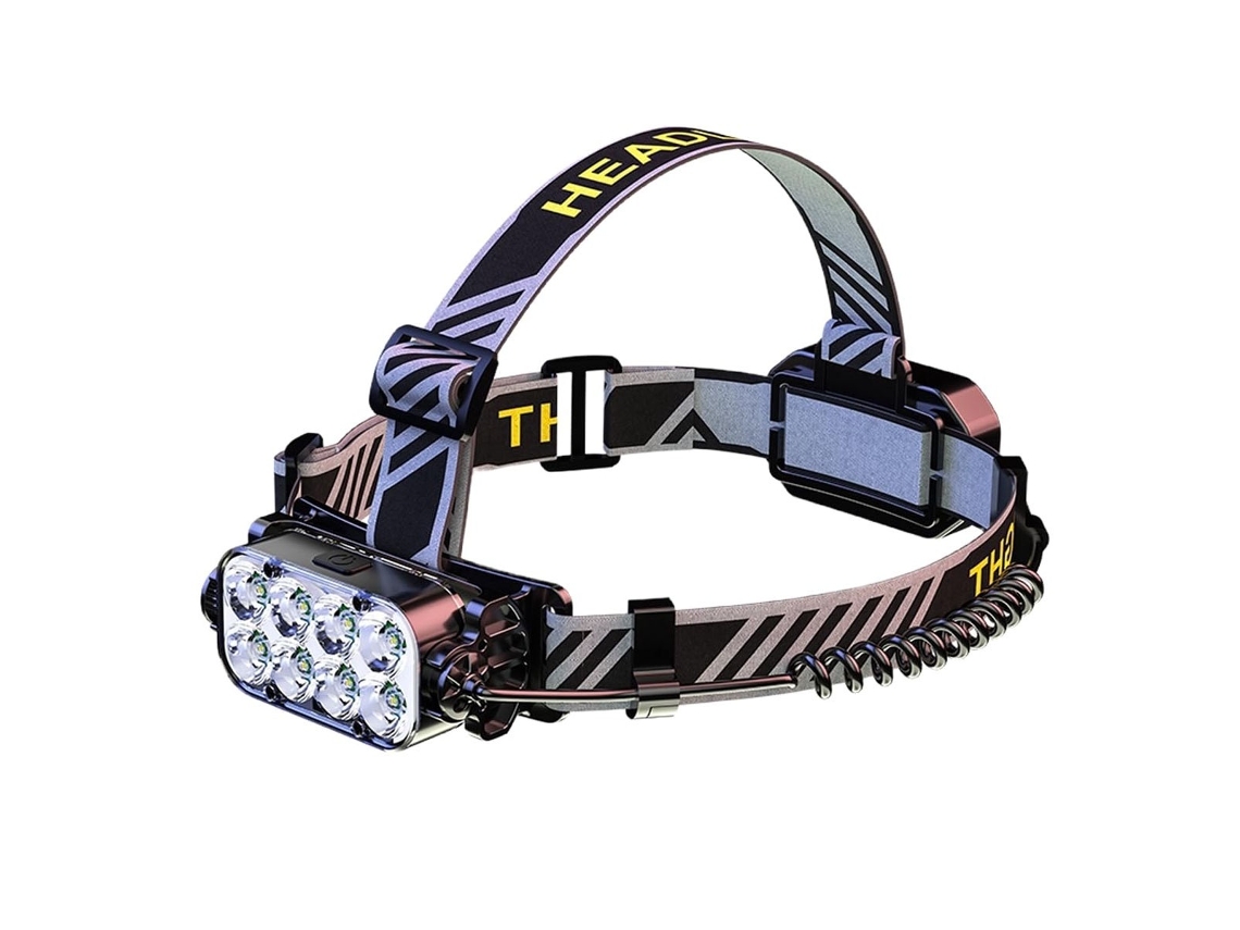 Elysve Lanterna Frontal Led, Cob, Recarregável