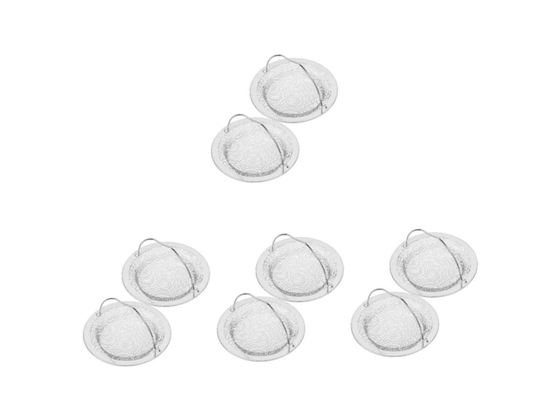 Conjunto De 4 Ralos De Pia Em Aço Inoxidável Com Filtro De Bloqueio Para Cozinha.