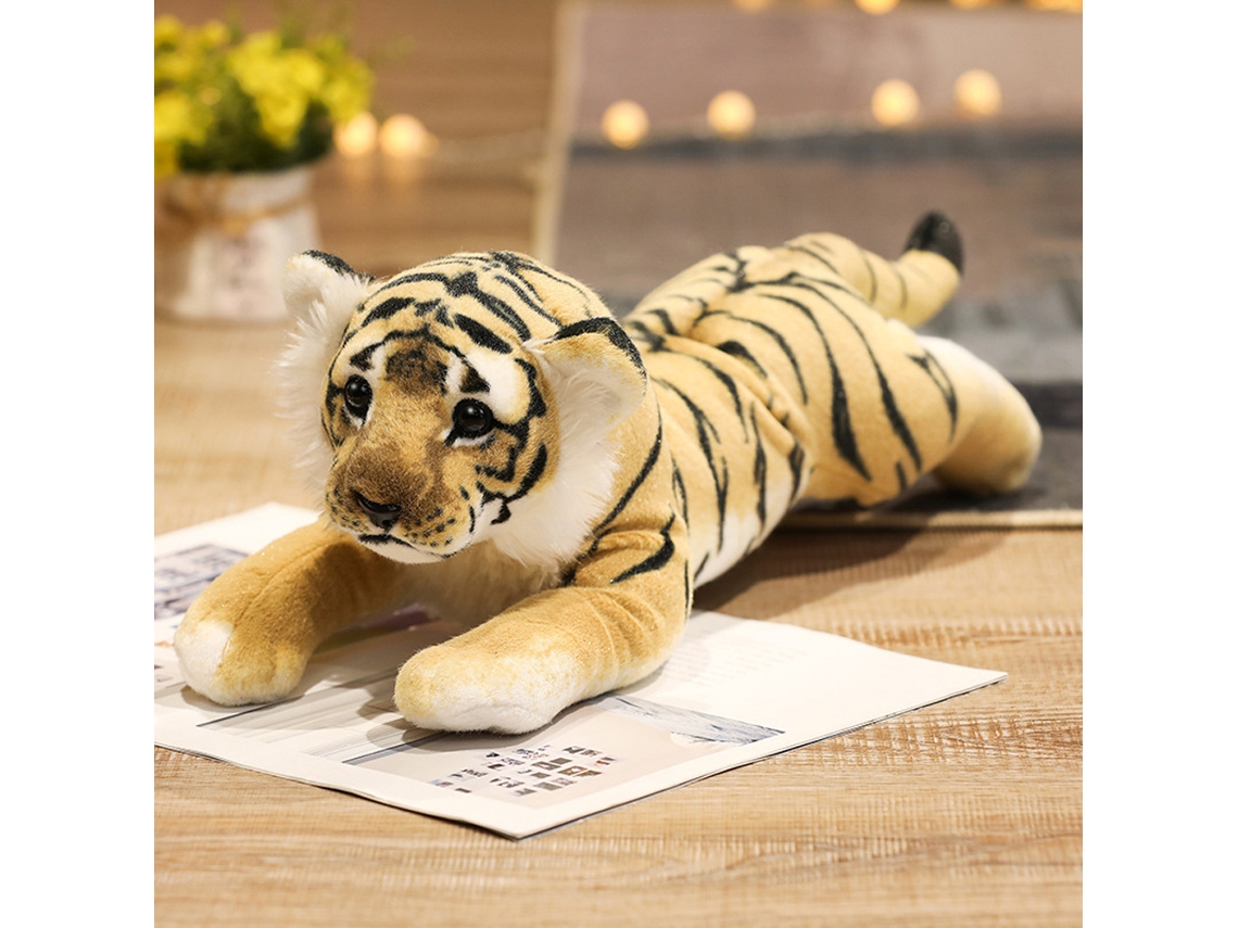 Primerox pelúcia de Tigre e Leopardo Animado Fluffy Brinquedo Presente para Crianças e Adultos 39cm