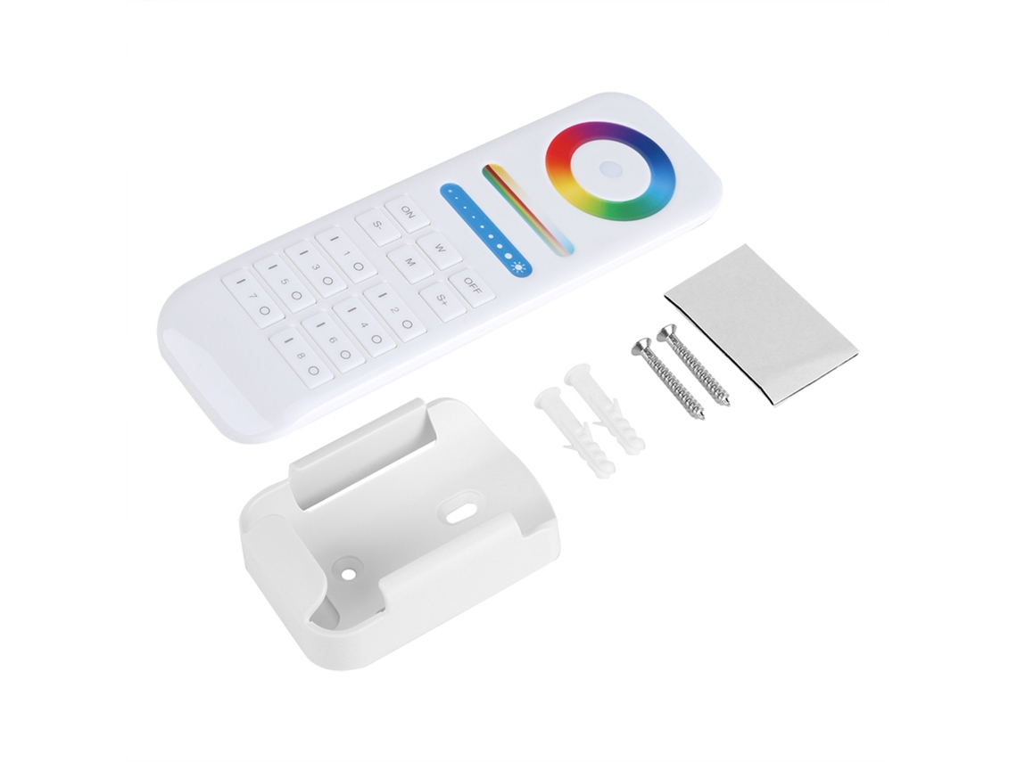 Controle Remoto Sem Fio 2.4g Milight 8 Zonas para Lâmpadas Led Rgb+cct e Fitas de Luz