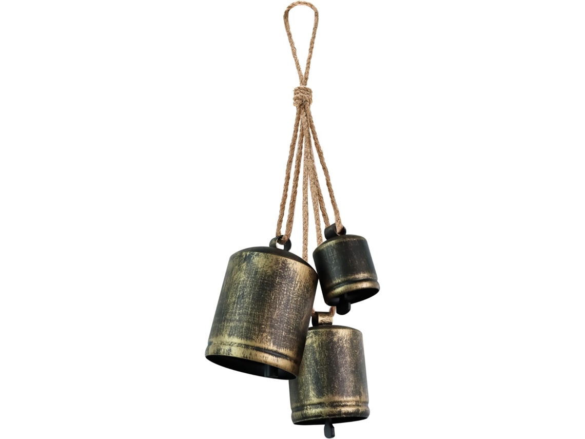 Conjunto de Penduricalhos Vintage de Latão STELASPLEN (3 Peças)