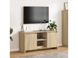 Vidaxl Móvel De Tv 102x37,5x52,5 Cm Derivados Madeira Carvalho Sonoma