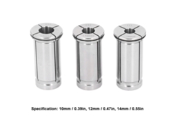 Laxiscreed Conjunto De Colares C25 Para Fresadoras Cnc E Tornos, Feito De Aço Carbono De Alta Resistência