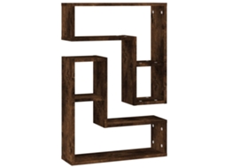 Wall Shelf, Wall Shelves Vidaxl Marrom Madeira Processada (n/a)