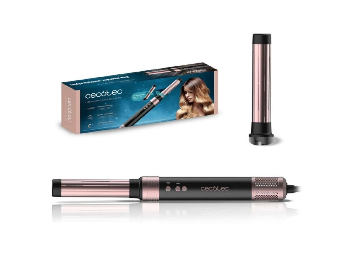 Cecotec Ceramiccare 2 Em 1 Airglam Preto