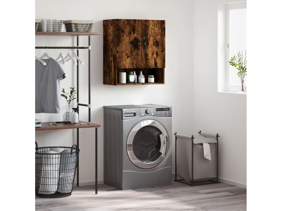 Wall Cabinet, Wall Cabinets Vidaxl Marrom Madeira Processada (n/a)