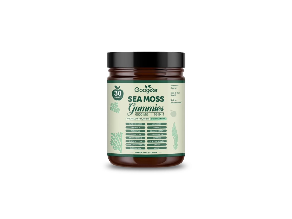 Cuidados Corporais LAXISCREED com Gummies de Alga Googeer para Pele Mais Jovem e Firme