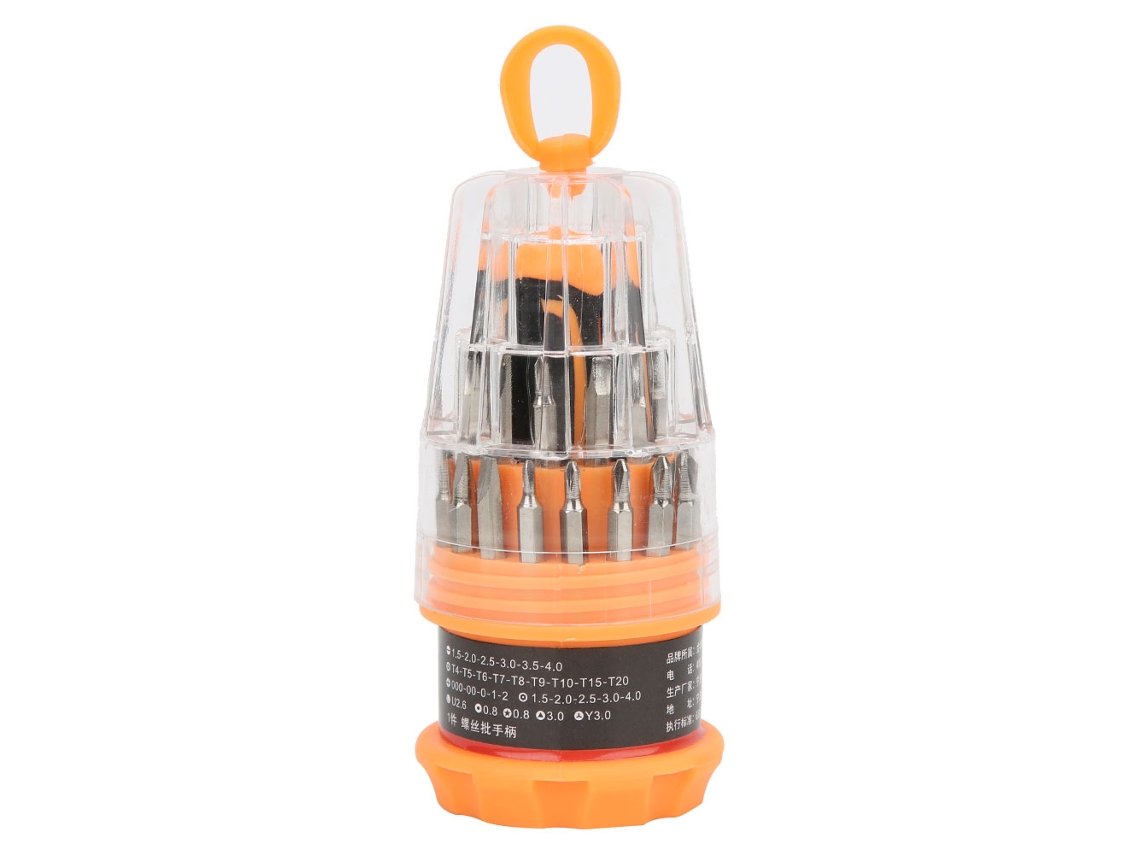Yuru kit 31 Bits Chave de Fenda Multifuncional Aço Cromo vanádio Ferramenta Reparo Celular