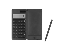 Calculadora solar com tablet de escrita dobrável portátil para escritório S/MARCA