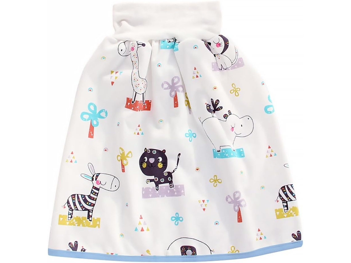 Fralda Infantil de Peça Única, Fralda Lavável para Recém nascidos, Saia Adorável, CHABERLU