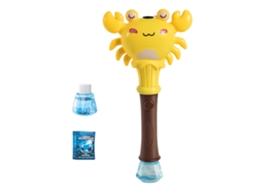 Vara de boliche musical em formato de caranguejo com luzes, máquina de boliche portátil e automática, presente para meninos, meninas e crianças.