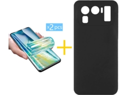 Capa + 2 Películas para Xiaomi MI 11 Ultra SKYHE Preto