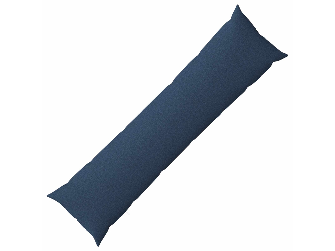 Vidaxl Almofada Com Travesseiro Heerlen Azul 40 X 145 Cm Tecido
