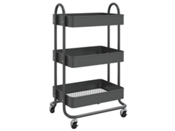 Trolley, Trolleys Vidaxl Antracite Aço