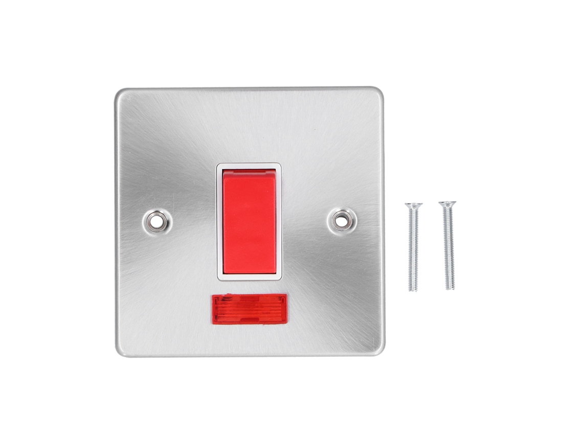 Painel De Interruptor Laxiscreed Dual 45a Com Entrada E Saída Para Ar Condicionado