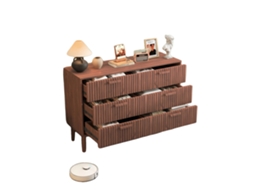 Aparador, Design Moderno, Amplo Armazenamento, Marrom