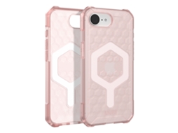 Capa Colmeia Translúcida Essential Para Iphone 16 Uag Silicone Rosa