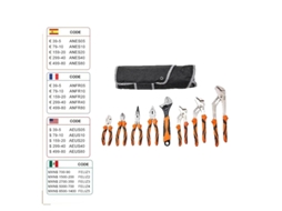 Conjunto De Alicates, Aço Carbono De Alta Qualidade, Alicates De Junta De Grooved E Alicates De Lineman Oem