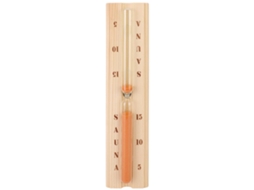 Ampulheta de Madeira para Sauna com Cronômetro Preciso e Resistente ao Calor com Primerox