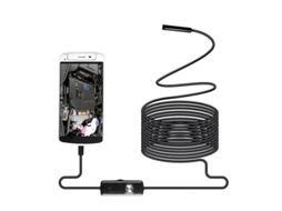 Mini Câmera de Inspecção Visual Endoscópio com Cabo Usb Adaptador Micro Usb Tipo-C e Espelho GOEIK