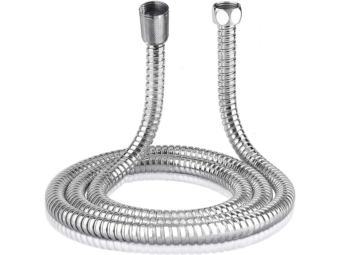 Mangueira De Chuveiro Cromada, Universal, Padrão, À Prova De Vazamentos, Resistente A Alta Pressão, Para Encanamento De