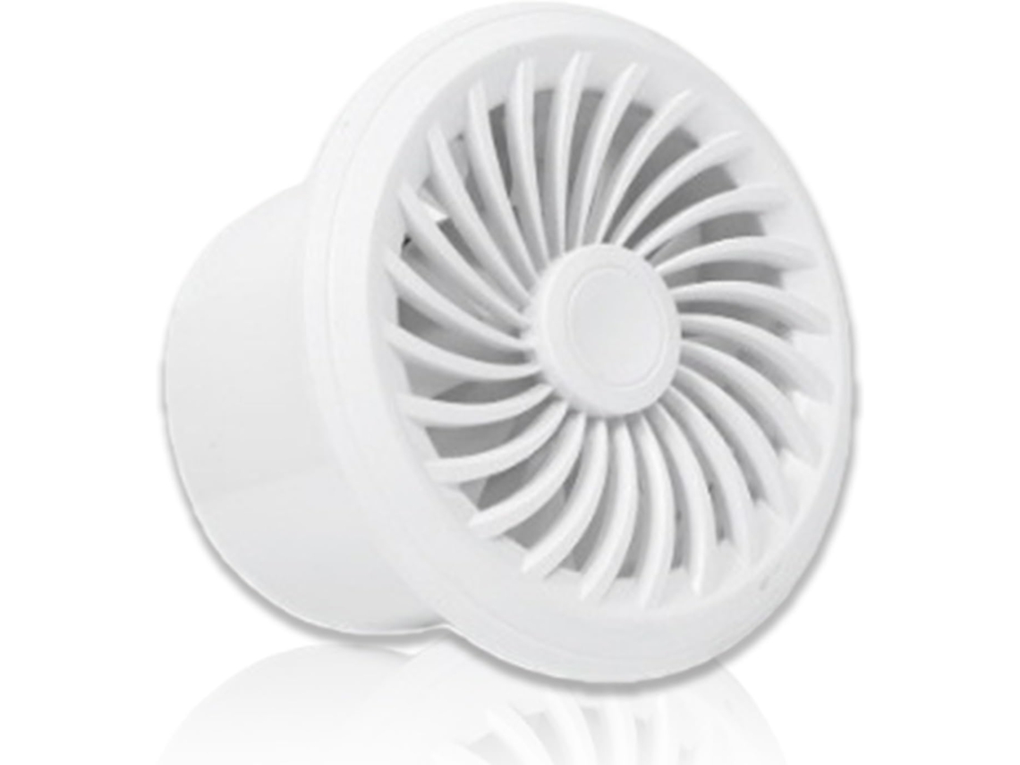 Ventilador de banheiro de 100 mm, extrator de ar de 160 m³/h, 4 W, ventilador de parede de 4 polegadas com interruptor, extrator de ar