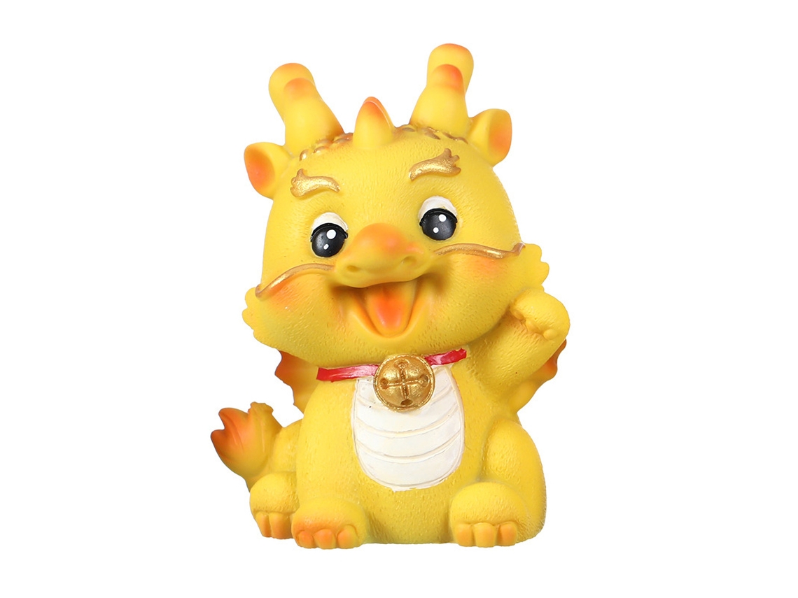 Boneca de dragão do novo ano com cabeça a sacudir, decoração divertida para carro e casa LAXISCREED