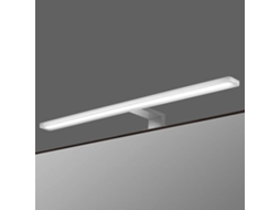 Kibath Luminária Led Espelho Banheiro 60 Cm 12w 600 Lm 4000k Ip44 Alumínio Cromado