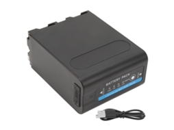 7.4v 800mah Np F990 Battery Fast Charging Battery With Type C Dual Charging Interface For Mc2500c 1500c Camera Fill Light Monitor LAXISCREED