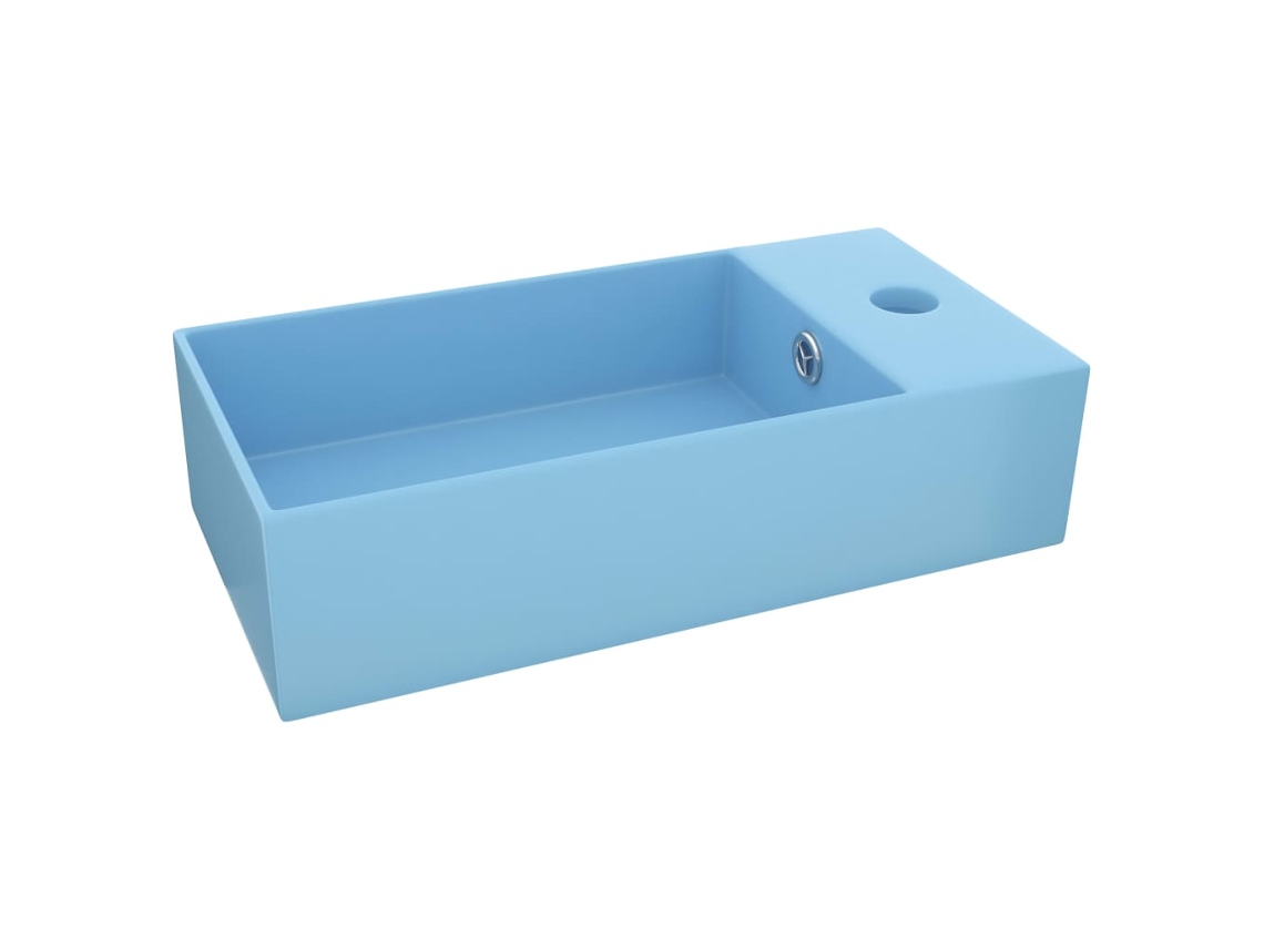 Bathroom Sink, Bathroom Sinks Vidaxl Azul Cerâmica (n/a)