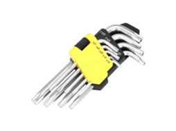 Laxiscreed Conjunto De 9 Chaves Hexagonais Estendidas Para Reparações E Manutenção Manual