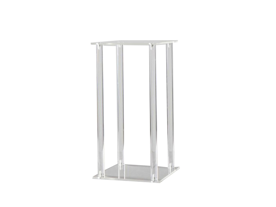 Suporte para Flores de Casamento em Acrílico Transparente 40x20 com Conjunto e Caixa LAXISCREED