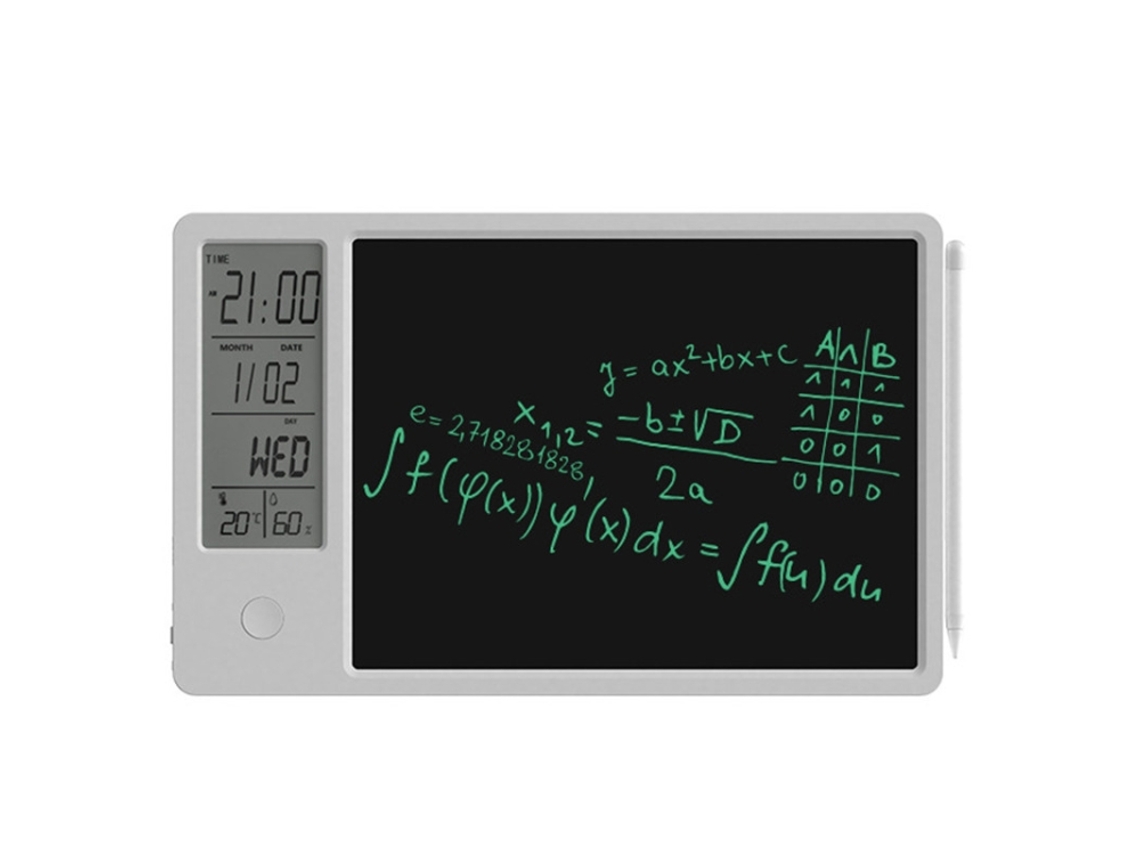 Tablet Eletrônico Portátil Lcd De 10 Polegadas Para Uso Em Desktops, Com Calendário E Quadro De Anotações.